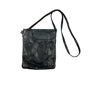 Margot New York Black Radley Pebbled Leather Crossbody Bag